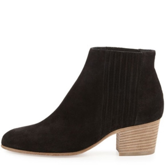 Vince Haider Suede Bootie Black Size 6.5 - Picture 7 of 13